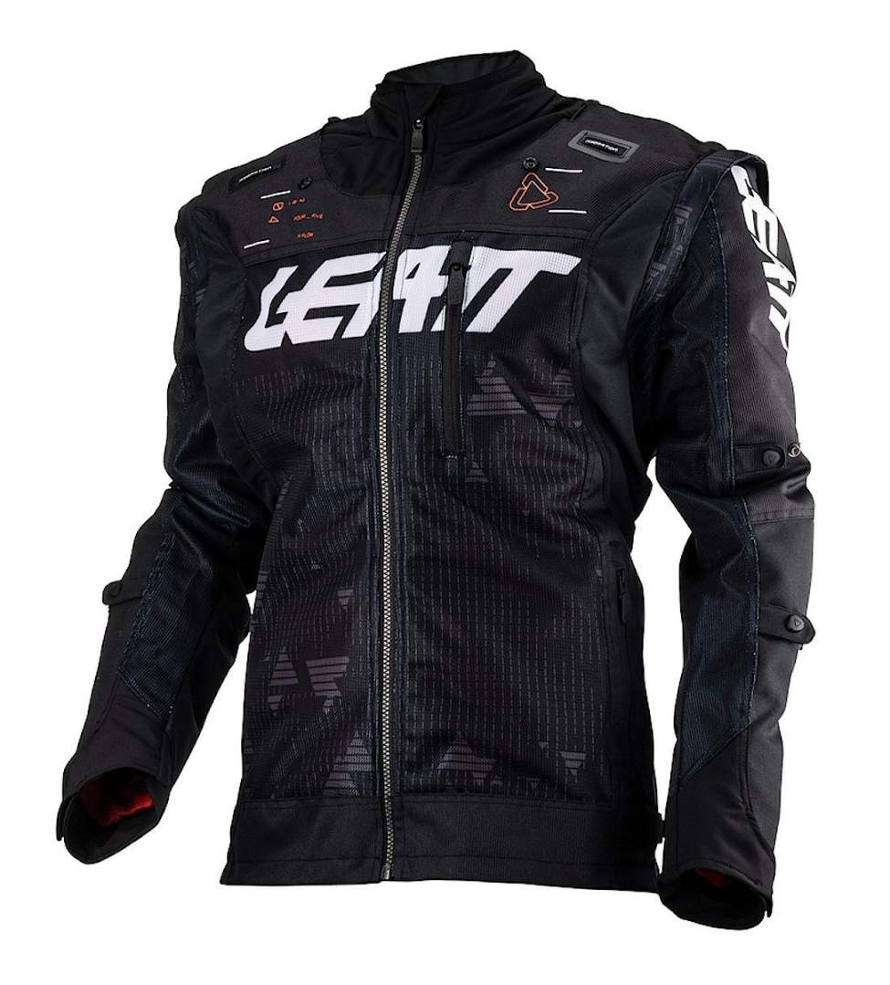 Куртка мото LEATT #10 black (текстиль) (XXL)