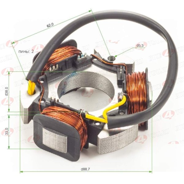 Статор генератора T15/T18 ZONGSHEN