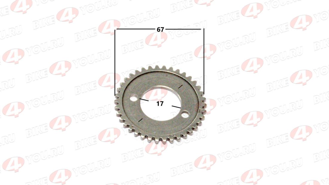 Шестерня ГРМ 170MM-2 (CB250) water, 4V/177MM (NC250)  ZS