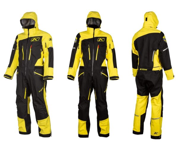 Комбинезон для снегохода KLIM #3 yellow (текстиль) (XXL)