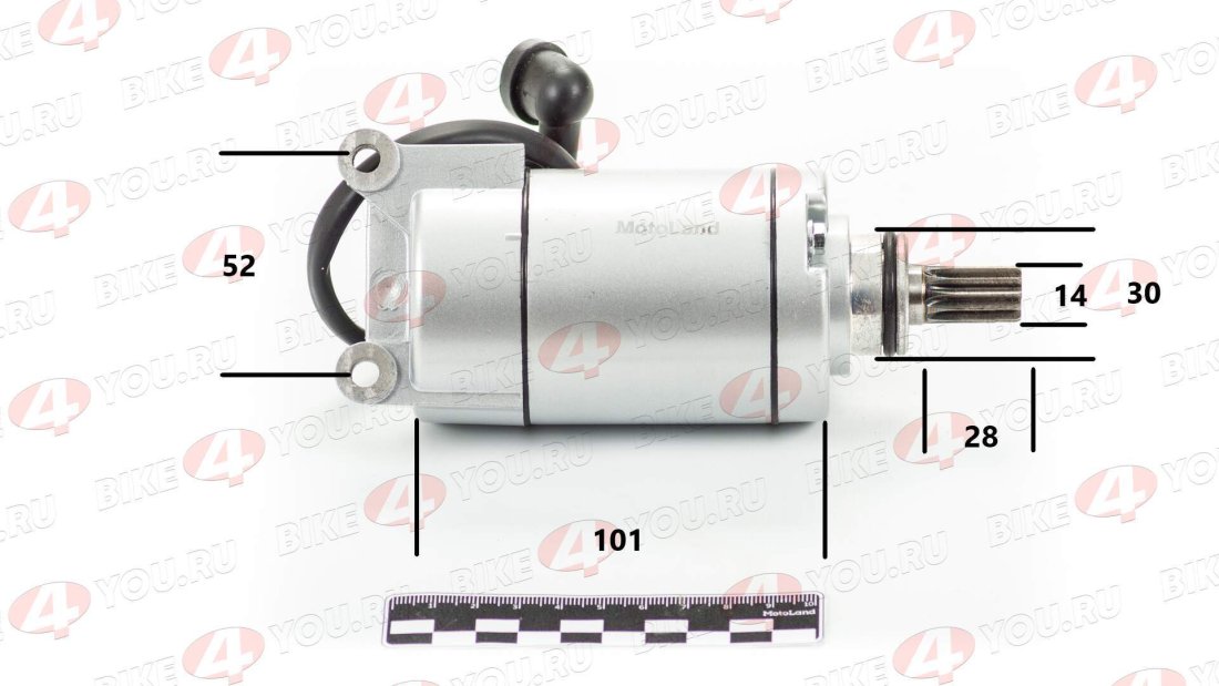 Электростартер 163FML-2 (CB200-C) 169FML (CB200)