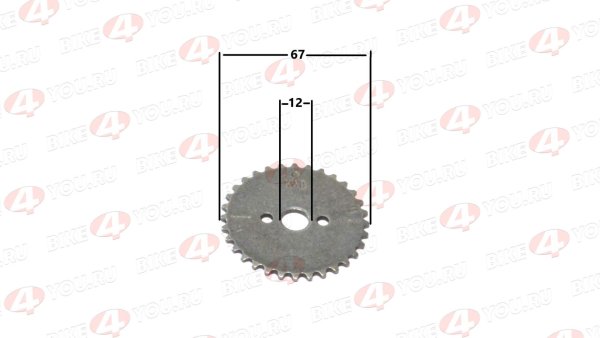 Шестерня распредвала ГРМ W150-2/W150-5/W160-2 YX150/160см3