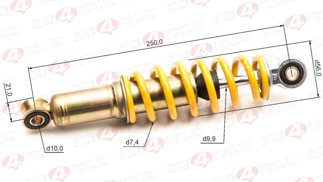 Амортизатор L=250 центральный